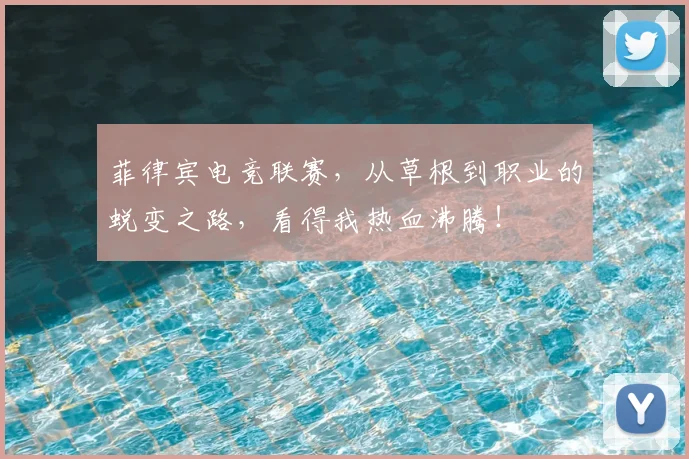 菲律宾电竞联赛,从草根到职业的蜕变之路,看得我热血沸腾!